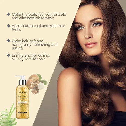 Viareline Argan Oil Shampoo Scalp Cleansing Gentle Moisturizing Smooth Shampoo