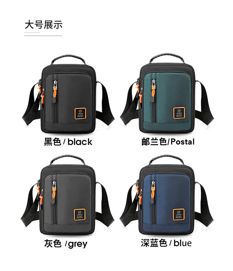 Multi-Function Men's Bag High Quality Nylon Man Messenger Bag Crossbody Bags Fashion Casual Men's Small Bag Handbag Shoulder