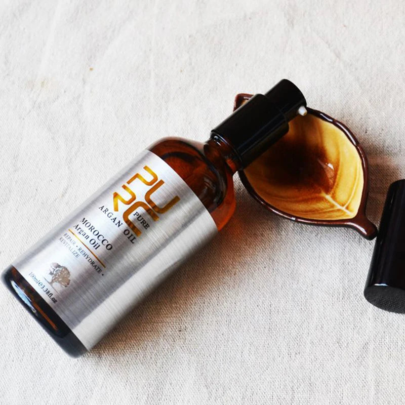 Layden Pure Argan Oil Moisturizes and Conditions Scalp Roots and Strands to Help Support Thick, Full, Healthy-looking Hair
