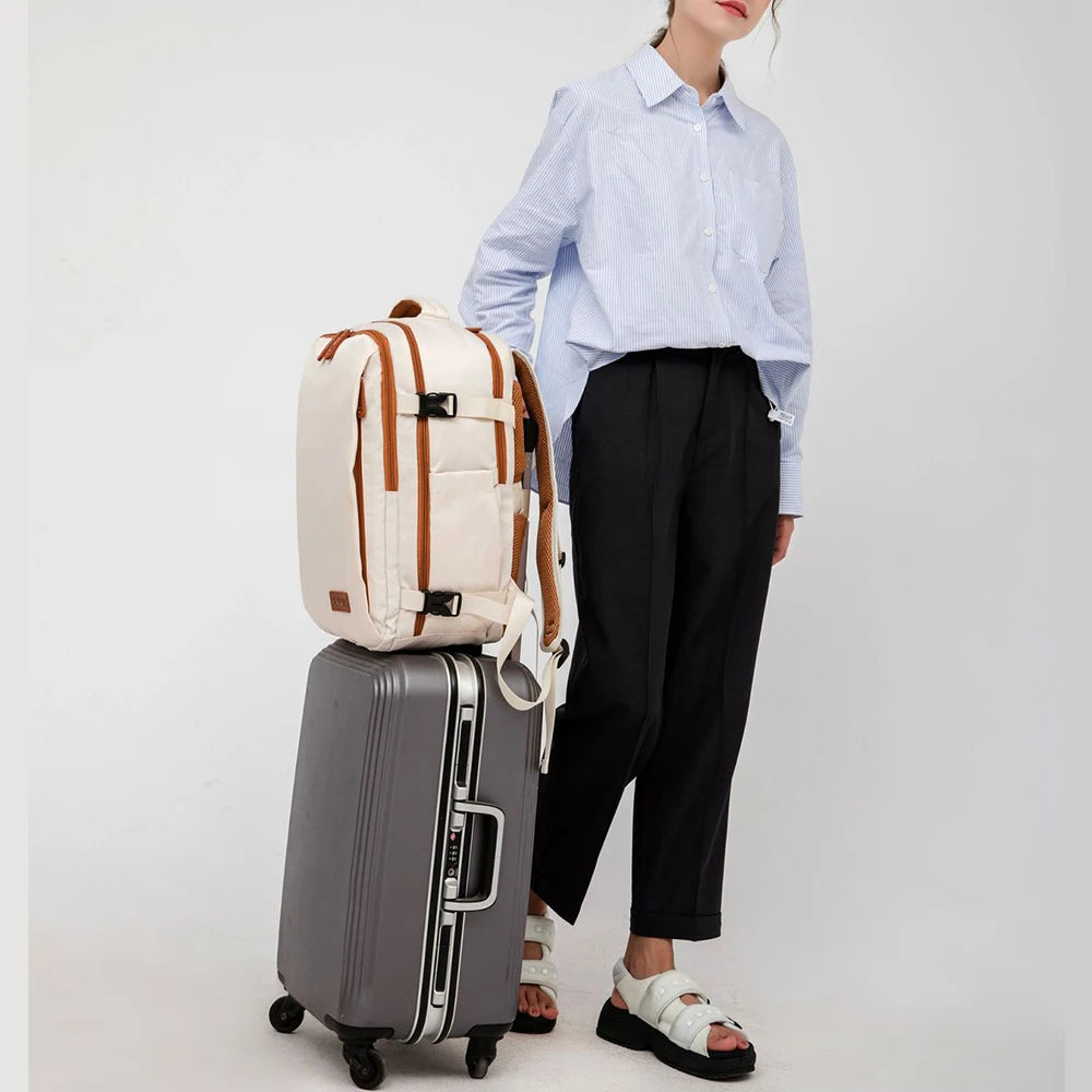 Geestock Travel Backpack Ryanair 40x20x25 Travel Cabin Bag 45x30x20 Easyjet Airplane Cabin Backpack Suitcase Laptop Backpacks