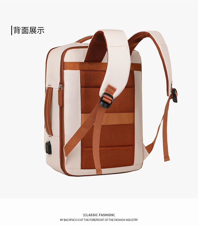 Business - style double - shoulder backpacks. They are large - capacity unisex backpacks with a sense of high - end. They are co