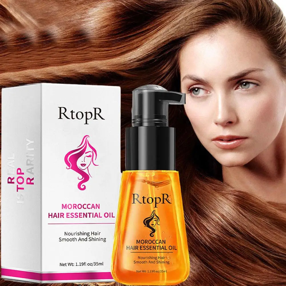 Morocco Argan Hair Oil Care Essence Nourishing Repair Damaged Improve Split Hair Rough Remove Greasy Treatment Hair Care 30/70ml