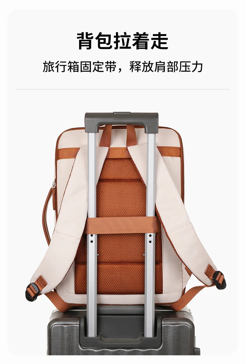 Business - style double - shoulder backpacks. They are large - capacity unisex backpacks with a sense of high - end. They are co