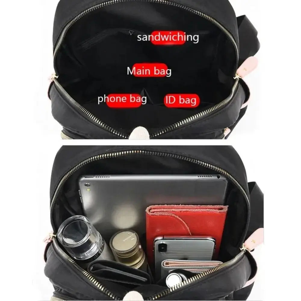 New Fashion Multifunctional Anti-theft Backpacks Oxford Shoulder Bags for Teenagers Girls Large Capacity Travel School Handbags