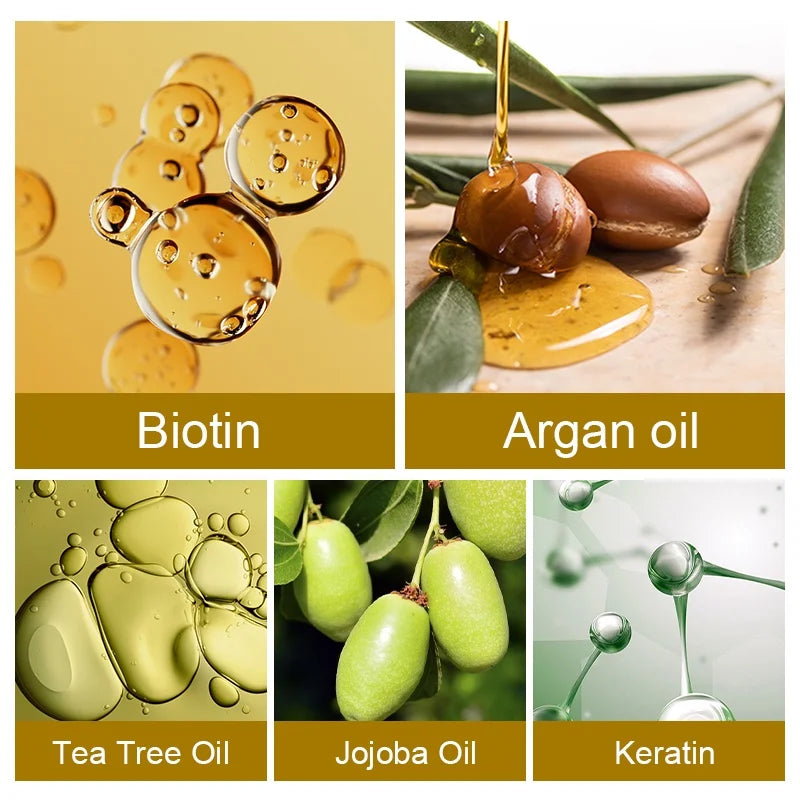 Layden Pure Argan Oil Moisturizes and Conditions Scalp Roots and Strands to Help Support Thick, Full, Healthy-looking Hair