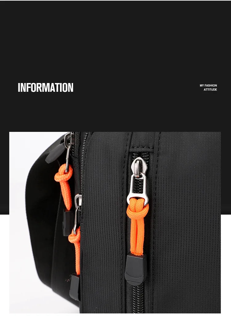 Multi-Function Men's Bag High Quality Nylon Man Messenger Bag Crossbody Bags Fashion Casual Men's Small Bag Handbag Shoulder