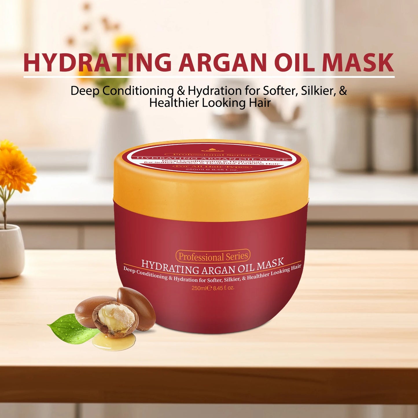 Layden Pure Argan Oil Moisturizes and Conditions Scalp Roots and Strands to Help Support Thick, Full, Healthy-looking Hair