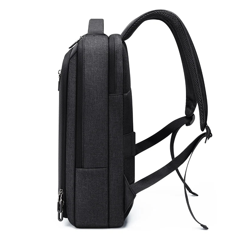 GOLF Business Laptop Backpack Slim Waterproof Men Back Pack Black Lightweight Notebook Bag 15 6 Inch With Compartment Shockproof