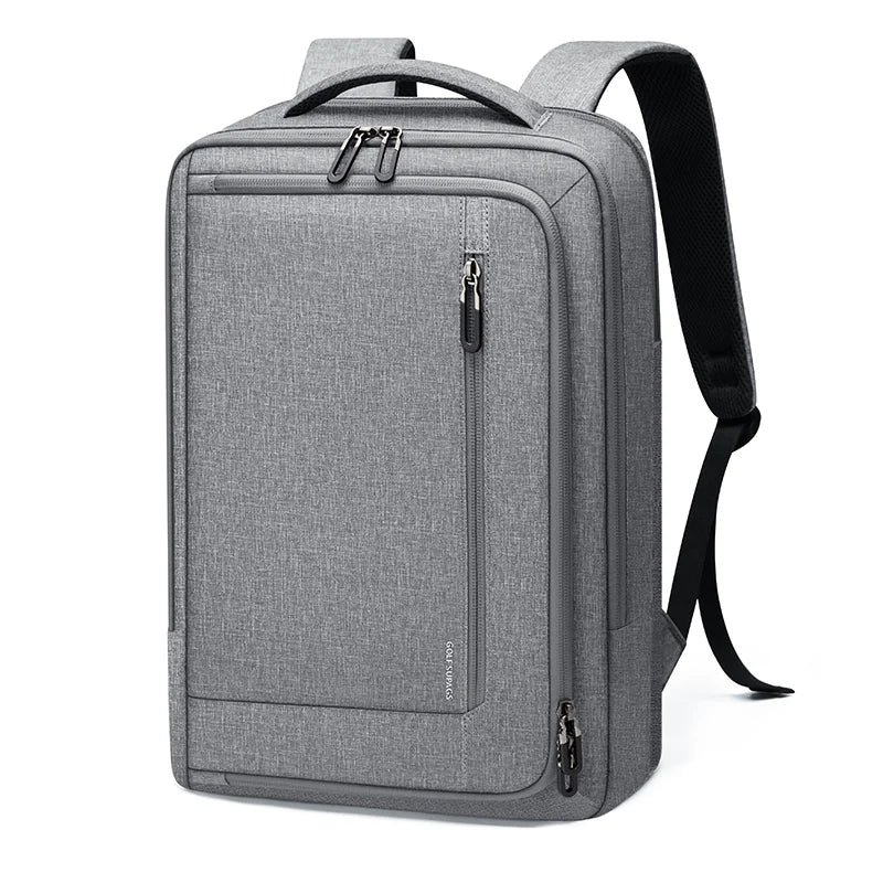 GOLF Business Laptop Backpack Slim Waterproof Men Back Pack Black Lightweight Notebook Bag 15 6 Inch With Compartment Shockproof