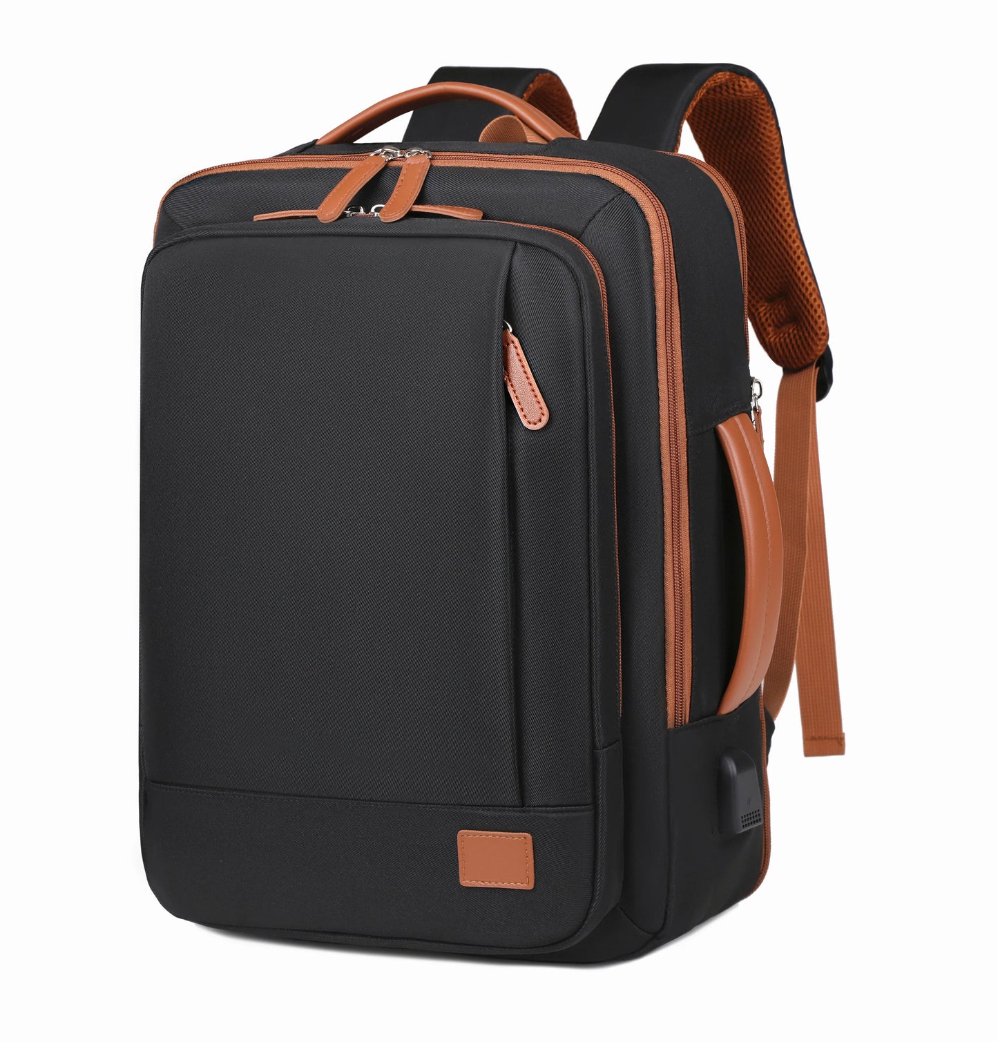Business - style double - shoulder backpacks. They are large - capacity unisex backpacks with a sense of high - end. They are co