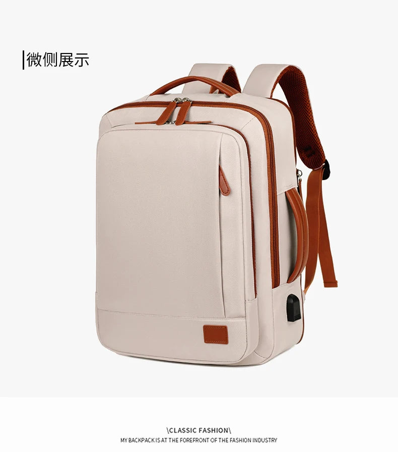 Business - style double - shoulder backpacks. They are large - capacity unisex backpacks with a sense of high - end. They are co