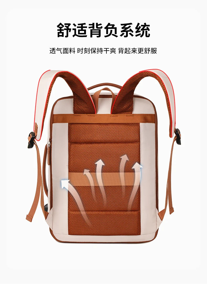 Business - style double - shoulder backpacks. They are large - capacity unisex backpacks with a sense of high - end. They are co