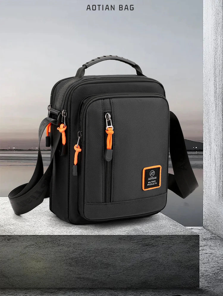 Multi-Function Men's Bag High Quality Nylon Man Messenger Bag Crossbody Bags Fashion Casual Men's Small Bag Handbag Shoulder