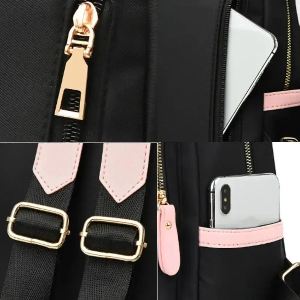 New Fashion Multifunctional Anti-theft Backpacks Oxford Shoulder Bags for Teenagers Girls Large Capacity Travel School Handbags