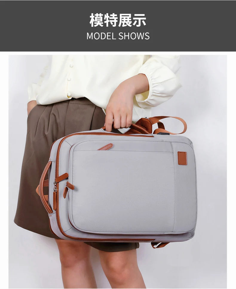 Business - style double - shoulder backpacks. They are large - capacity unisex backpacks with a sense of high - end. They are co