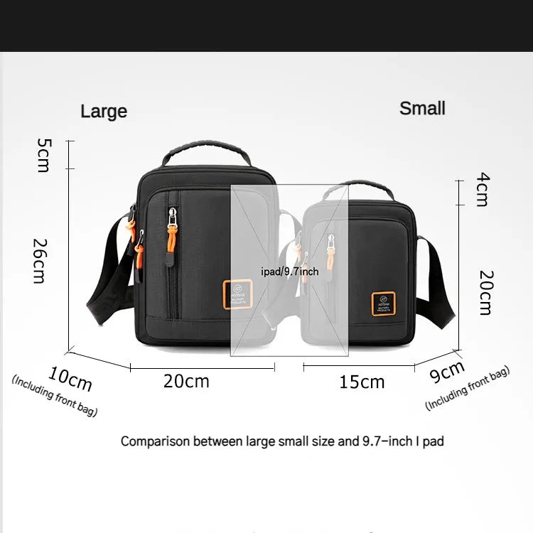 Multi-Function Men's Bag High Quality Nylon Man Messenger Bag Crossbody Bags Fashion Casual Men's Small Bag Handbag Shoulder