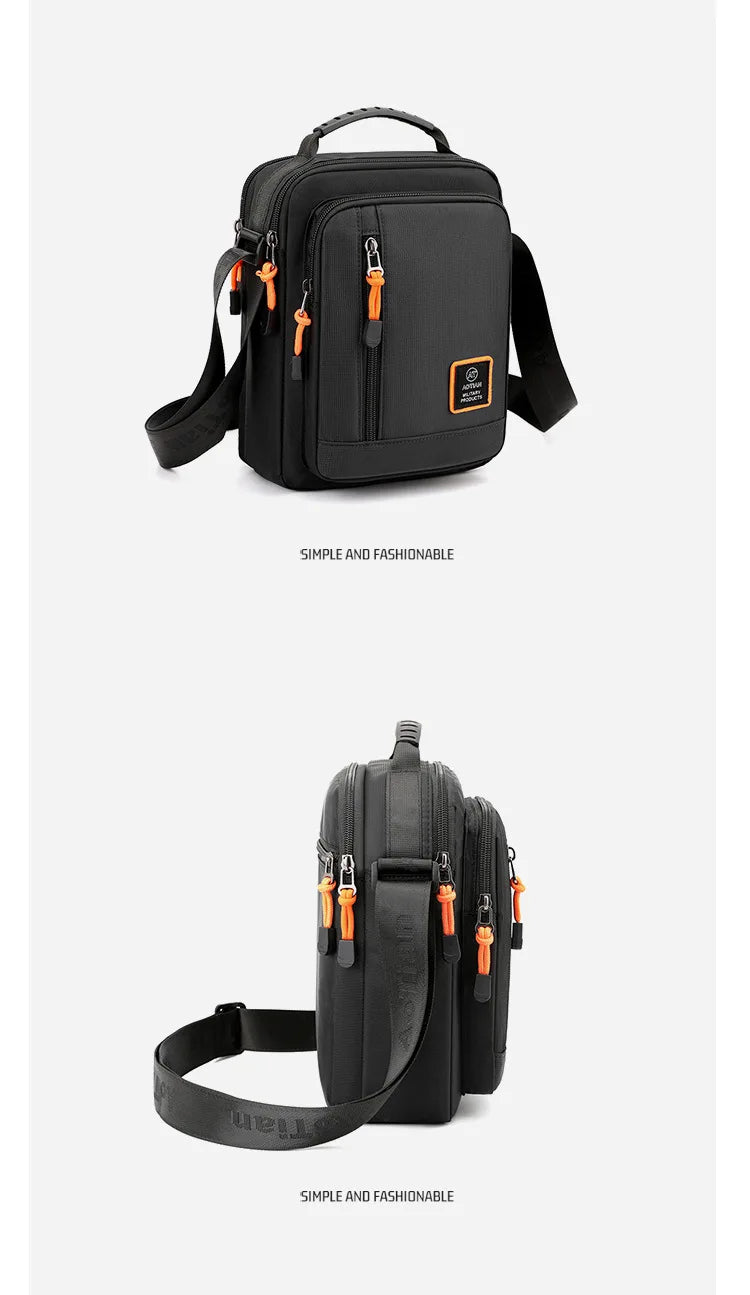 Multi-Function Men's Bag High Quality Nylon Man Messenger Bag Crossbody Bags Fashion Casual Men's Small Bag Handbag Shoulder
