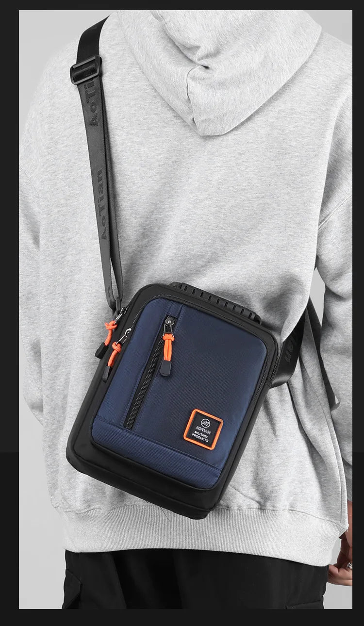 Multi-Function Men's Bag High Quality Nylon Man Messenger Bag Crossbody Bags Fashion Casual Men's Small Bag Handbag Shoulder