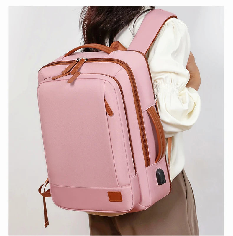 Business - style double - shoulder backpacks. They are large - capacity unisex backpacks with a sense of high - end. They are co