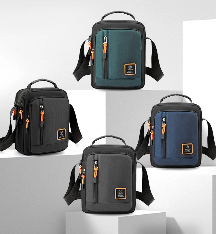Multi-Function Men's Bag High Quality Nylon Man Messenger Bag Crossbody Bags Fashion Casual Men's Small Bag Handbag Shoulder