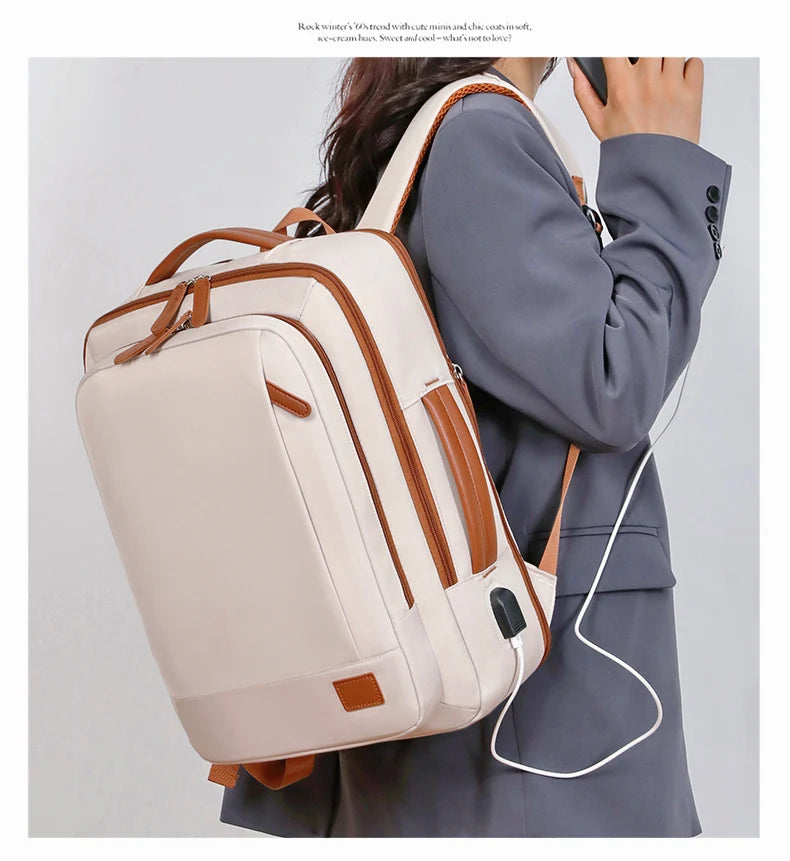 Business - style double - shoulder backpacks. They are large - capacity unisex backpacks with a sense of high - end. They are co