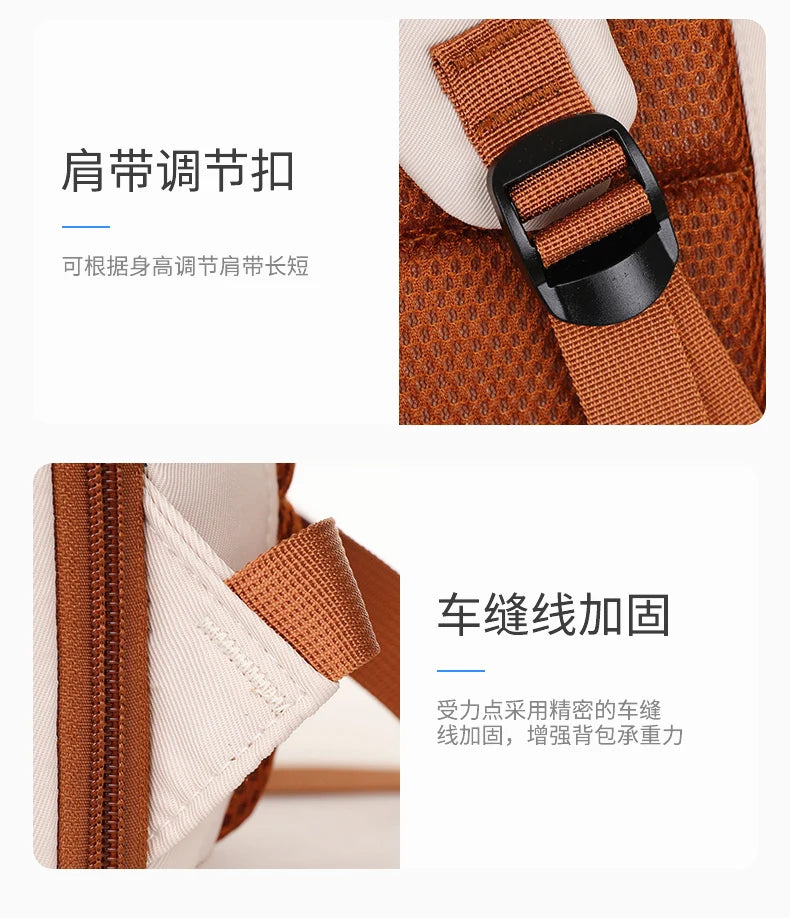 Business - style double - shoulder backpacks. They are large - capacity unisex backpacks with a sense of high - end. They are co
