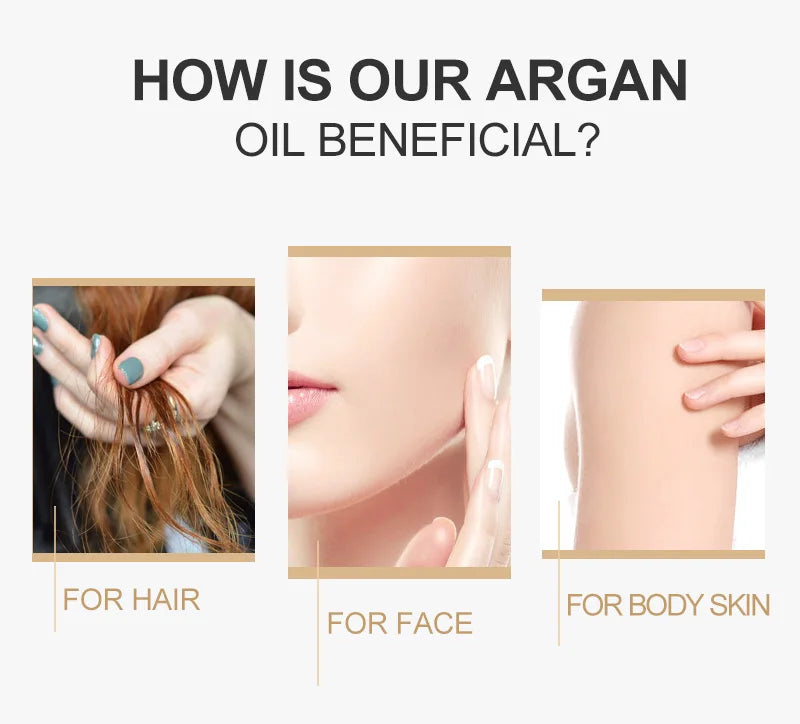 Layden Pure Argan Oil Moisturizes and Conditions Scalp Roots and Strands to Help Support Thick, Full, Healthy-looking Hair