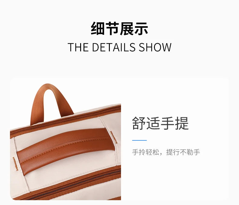 Business - style double - shoulder backpacks. They are large - capacity unisex backpacks with a sense of high - end. They are co