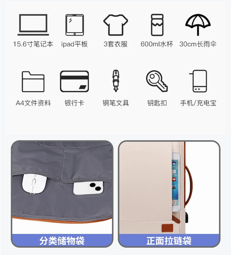 Business - style double - shoulder backpacks. They are large - capacity unisex backpacks with a sense of high - end. They are co