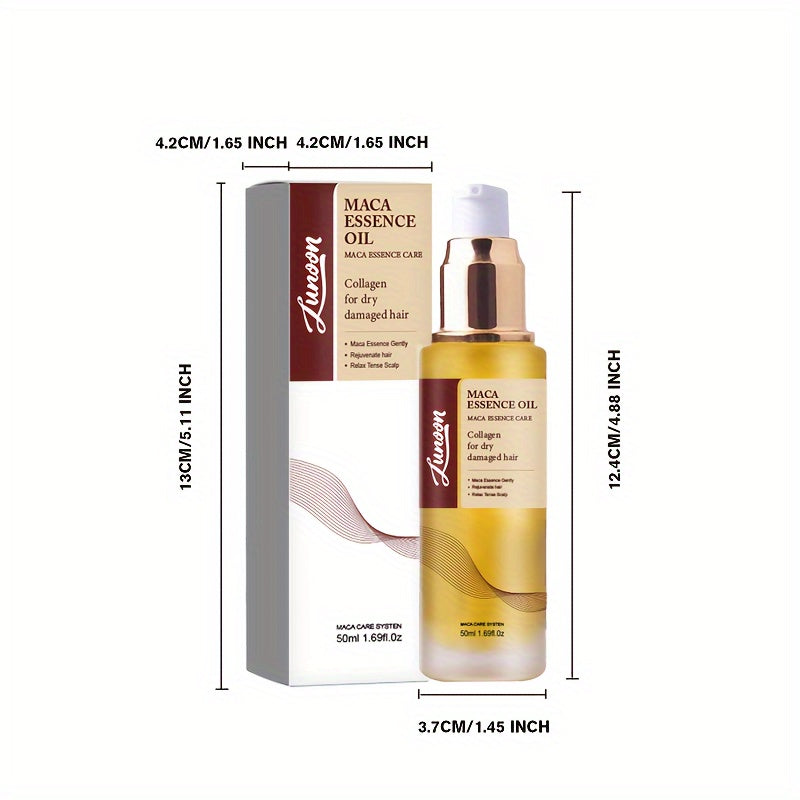 Moroccan Argan Oil For Hair- Cold Press Argan Essential Oil For Hair Care, Power Collagen Hair Mask For Dry Frizzy Curly Or Straight Fine Hair, Long-Lasting Nourishing (2 Pcs)