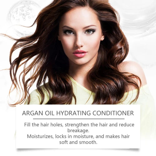 EELHOE Argan Oil Moisturizing Conditioner Nourishes Hydrates Dry And Improves Smooth Hair