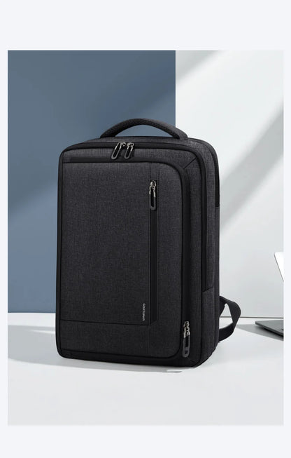 GOLF Business Laptop Backpack Slim Waterproof Men Back Pack Black Lightweight Notebook Bag 15 6 Inch With Compartment Shockproof