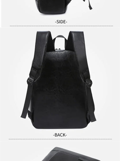 1 Pack 15.6 Inch Men's Business Simple Computer Backpack Usb Charging Lightweight Schoolbag Travel Commuting