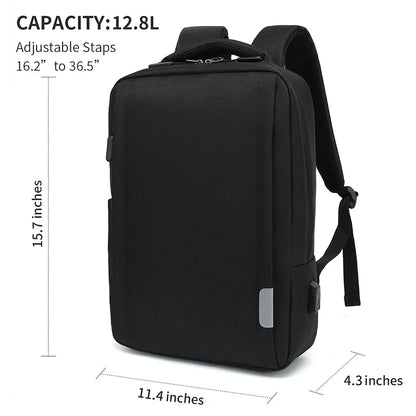 Women Men's Oxford Business Backpack 16 Inch Laptop Bag Students' School Books Bags Waterproof USB Charging Travel Backpacks
