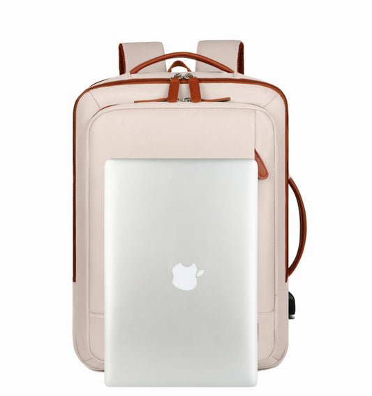 Business - style double - shoulder backpacks. They are large - capacity unisex backpacks with a sense of high - end. They are co