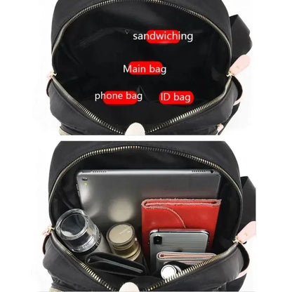 New Fashion Multifunctional Anti-theft Backpacks Oxford Shoulder Bags for Teenagers Girls Large Capacity Travel School Handbags