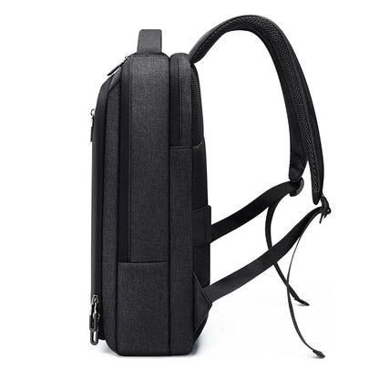 GOLF Business Laptop Backpack Slim Waterproof Men Back Pack Black Lightweight Notebook Bag 15 6 Inch With Compartment Shockproof