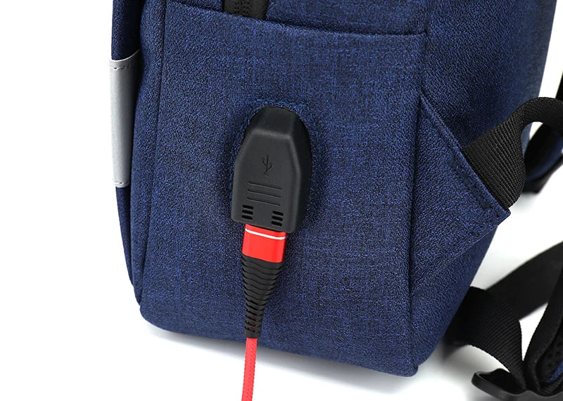 Women Men's Oxford Business Backpack 16 Inch Laptop Bag Students' School Books Bags Waterproof USB Charging Travel Backpacks