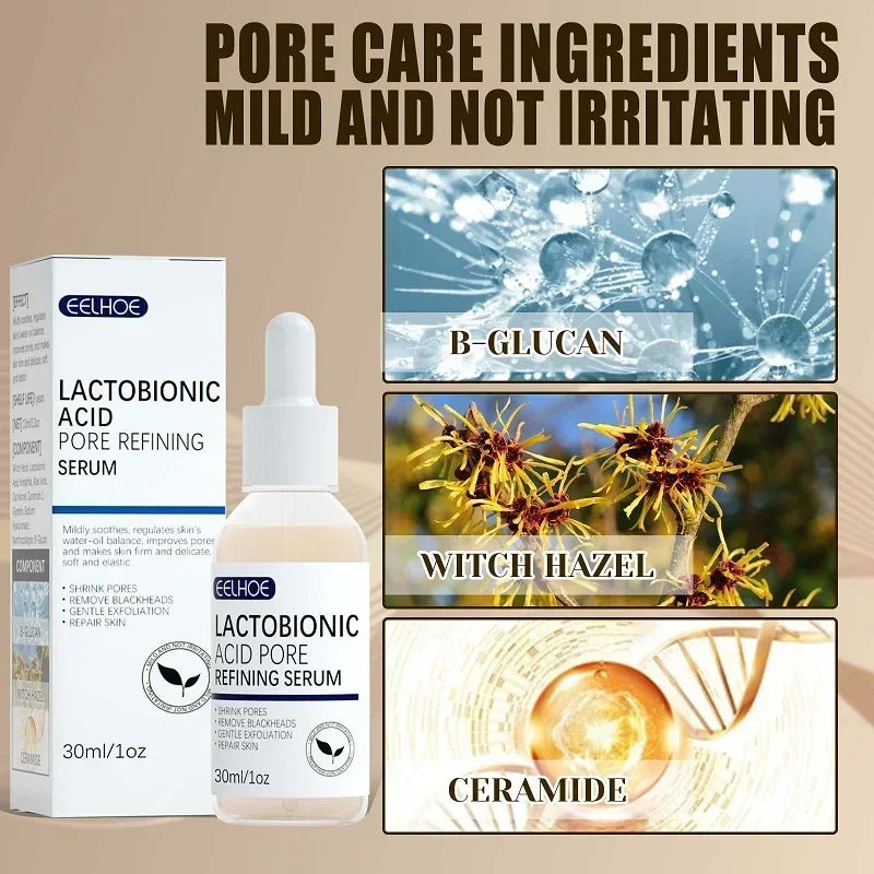 Lactobionic Acid Pore Refining Facial Serum - Anti-Aging & Brightening