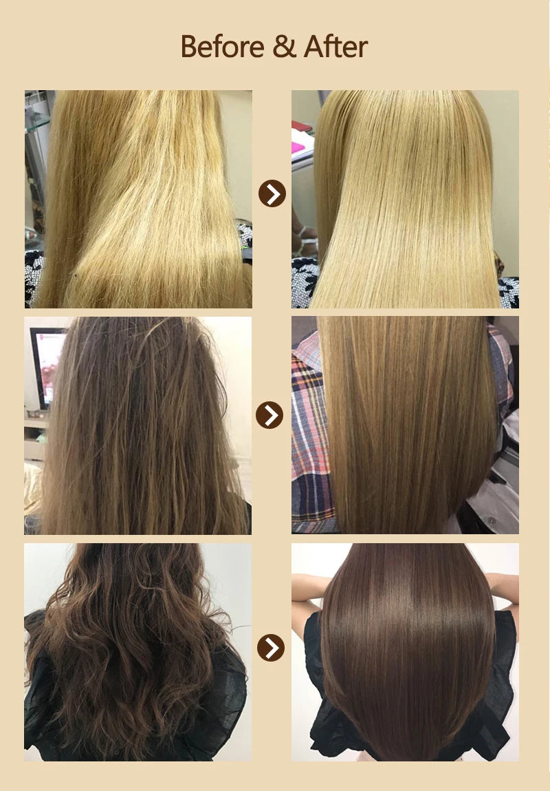 PURC Magical Hair Mask Argan Oil Keratin Hair Treatment Smoothing Straightening Repair Dry Damage Masks Hair Care