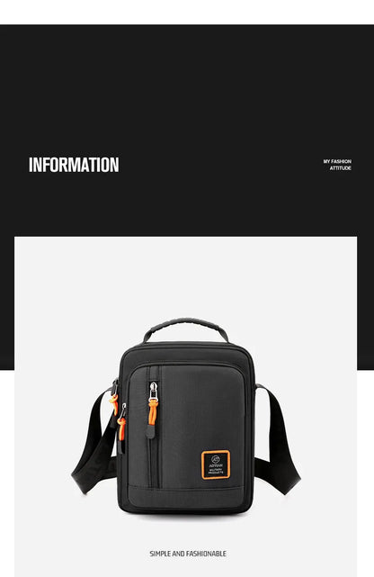Multi-Function Men's Bag High Quality Nylon Man Messenger Bag Crossbody Bags Fashion Casual Men's Small Bag Handbag Shoulder