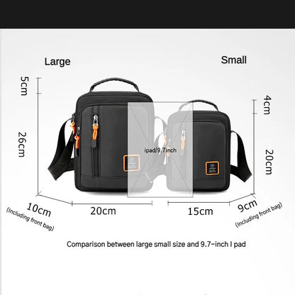 Multi-Function Men's Bag High Quality Nylon Man Messenger Bag Crossbody Bags Fashion Casual Men's Small Bag Handbag Shoulder