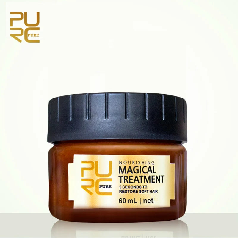 PURC Magical Hair Mask Argan Oil Keratin Hair Treatment Smoothing Straightening Repair Dry Damage Masks Hair Care