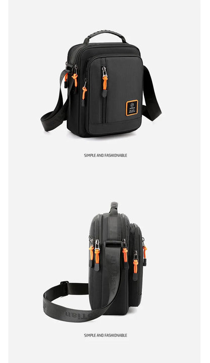 Multi-Function Men's Bag High Quality Nylon Man Messenger Bag Crossbody Bags Fashion Casual Men's Small Bag Handbag Shoulder