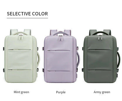 Travel Backpack For Men Expanded 39L hiking Business Laptop Backpack For Women USB charging 17 inch waterproof school Backpack