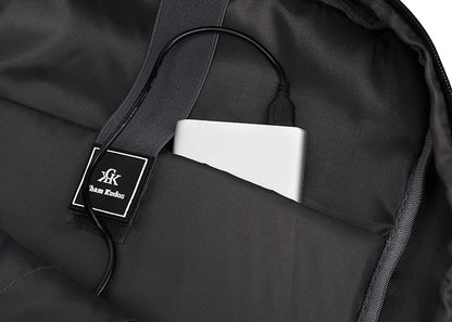 Women Men's Oxford Business Backpack 16 Inch Laptop Bag Students' School Books Bags Waterproof USB Charging Travel Backpacks