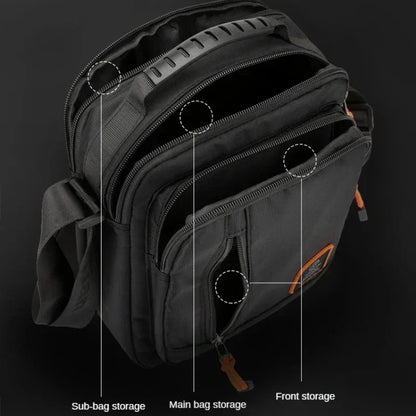 Multi-Function Men's Bag High Quality Nylon Man Messenger Bag Crossbody Bags Fashion Casual Men's Small Bag Handbag Shoulder