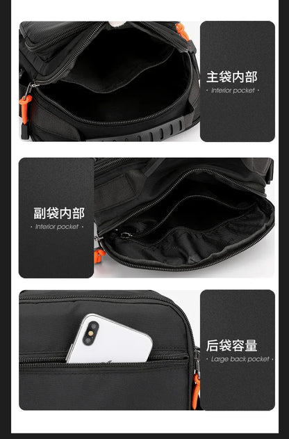 Multi-Function Men's Bag High Quality Nylon Man Messenger Bag Crossbody Bags Fashion Casual Men's Small Bag Handbag Shoulder