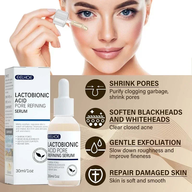Lactobionic Acid Pore Refining Facial Serum - Anti-Aging & Brightening