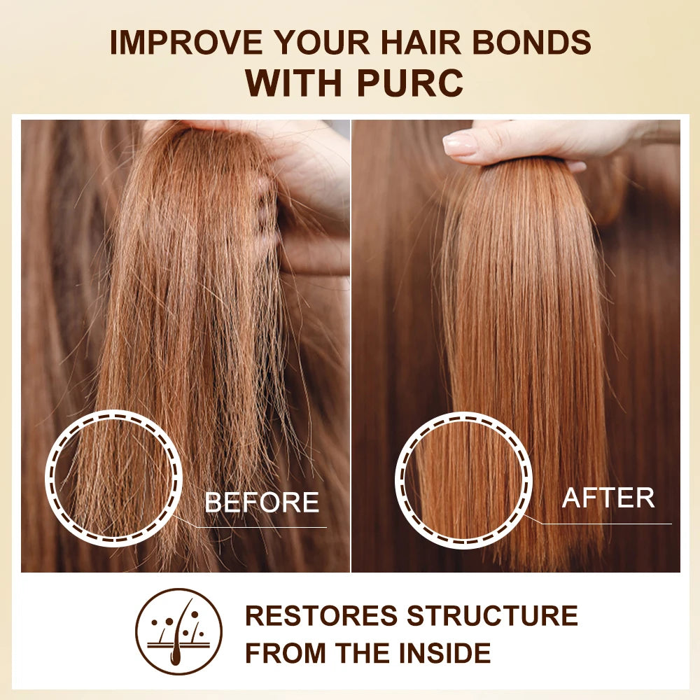 PURC Magical Hair Mask Argan Oil Keratin Hair Treatment Smoothing Straightening Repair Dry Damage Masks Hair Care